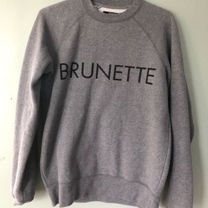 Brunette the label crew neck